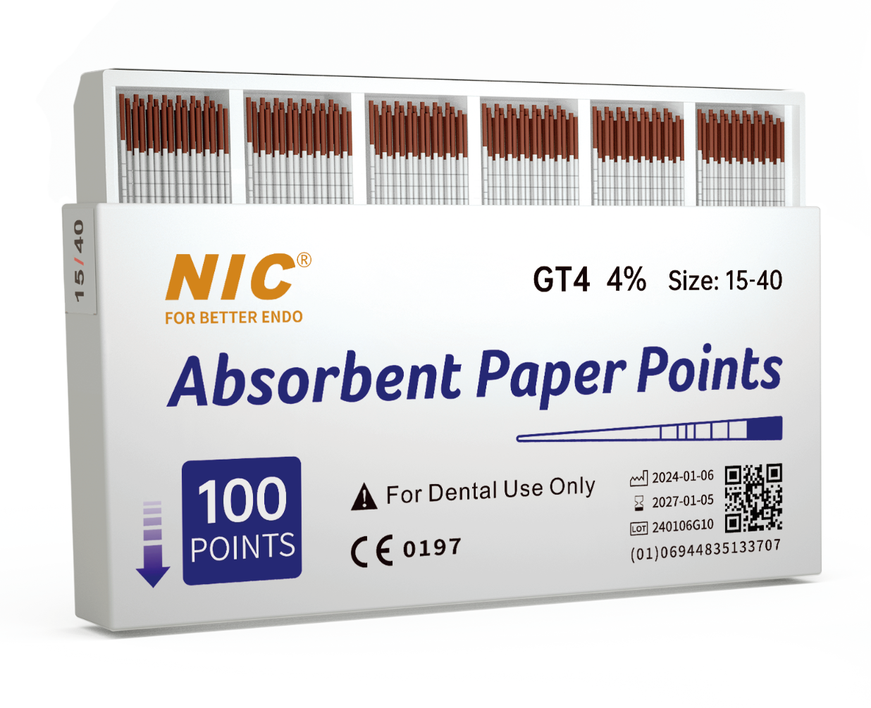 Absorbent Paper PointsObturationENDODONTICPRODUCT